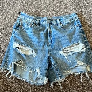American eagle size four distressed denims shorts